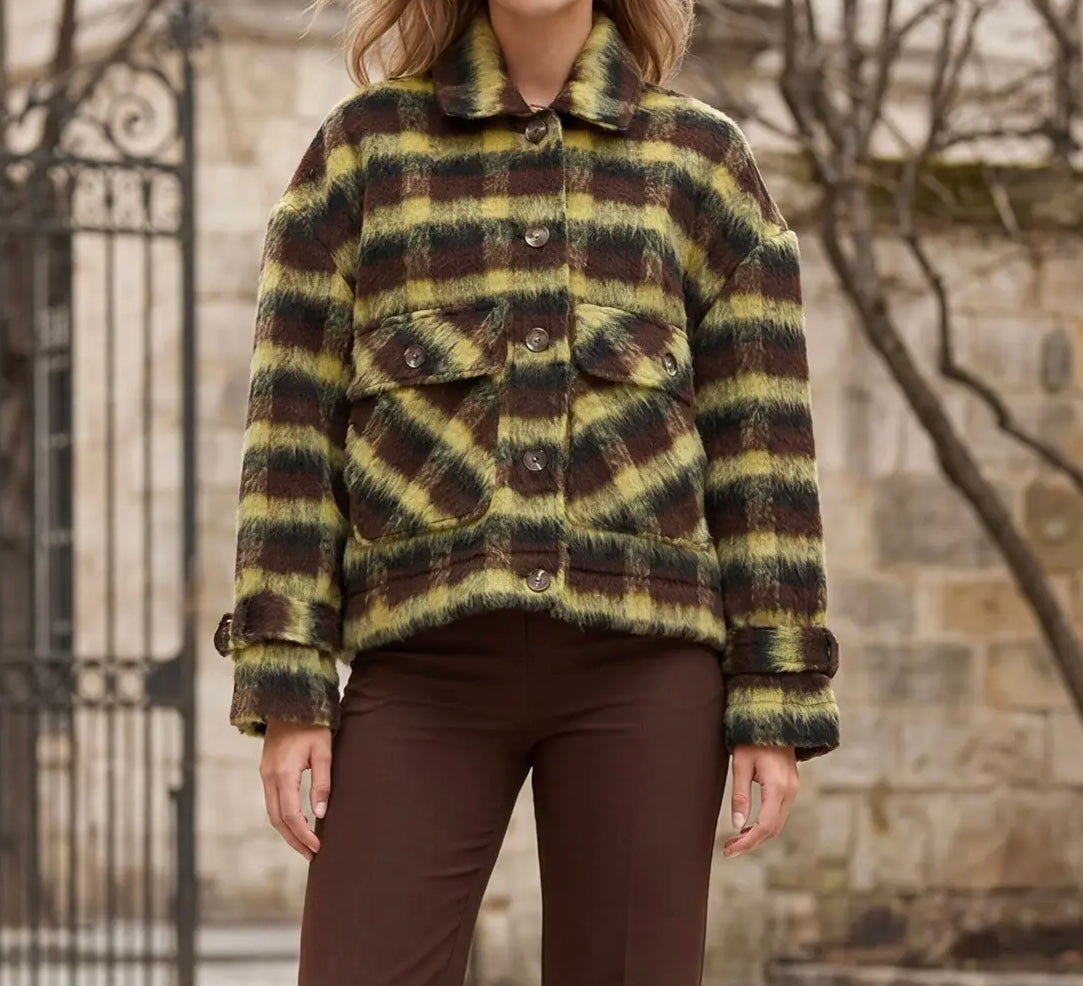 Kiwi Plaid Jacket