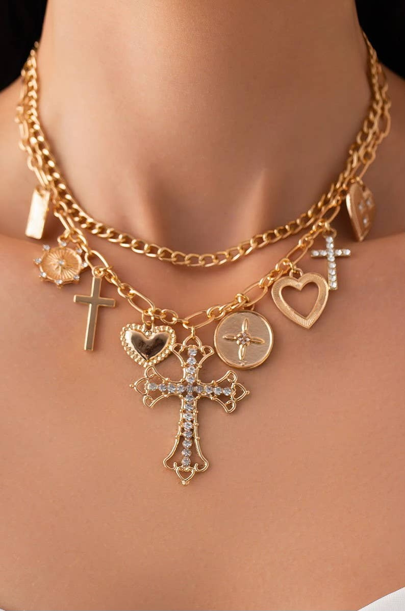 Cross Charm Necklace