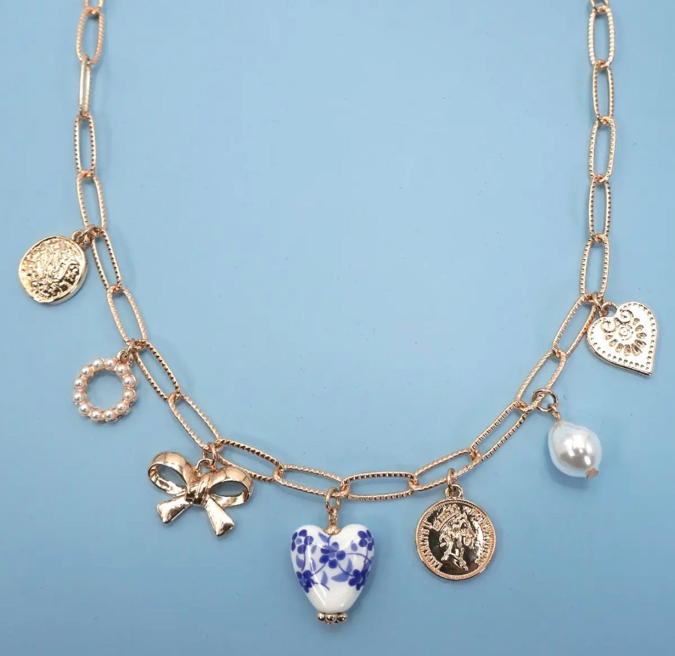 Porcelain Charm Necklace