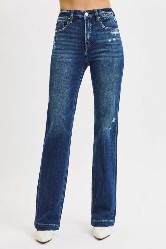 Dark Straight Jeans