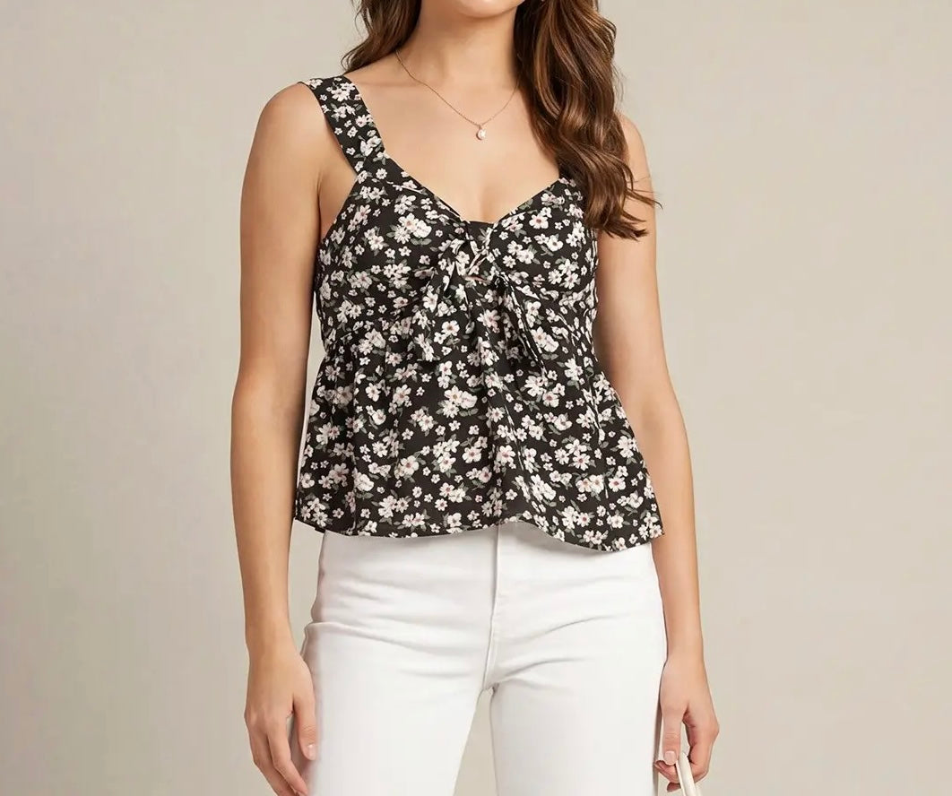Floral Baby Doll Top