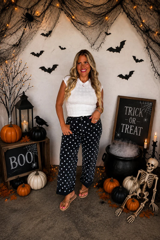 Polka Dot Jeans