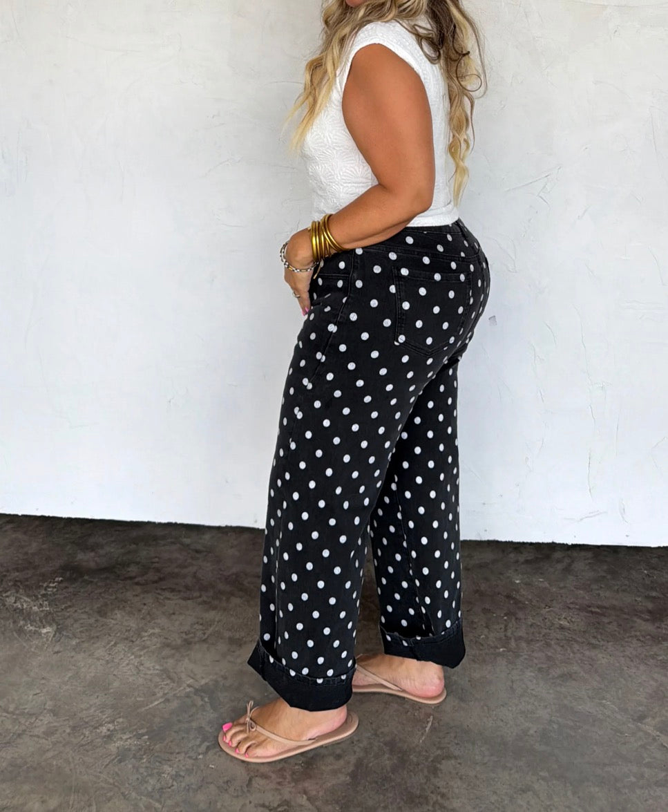 Polka Dot Jeans