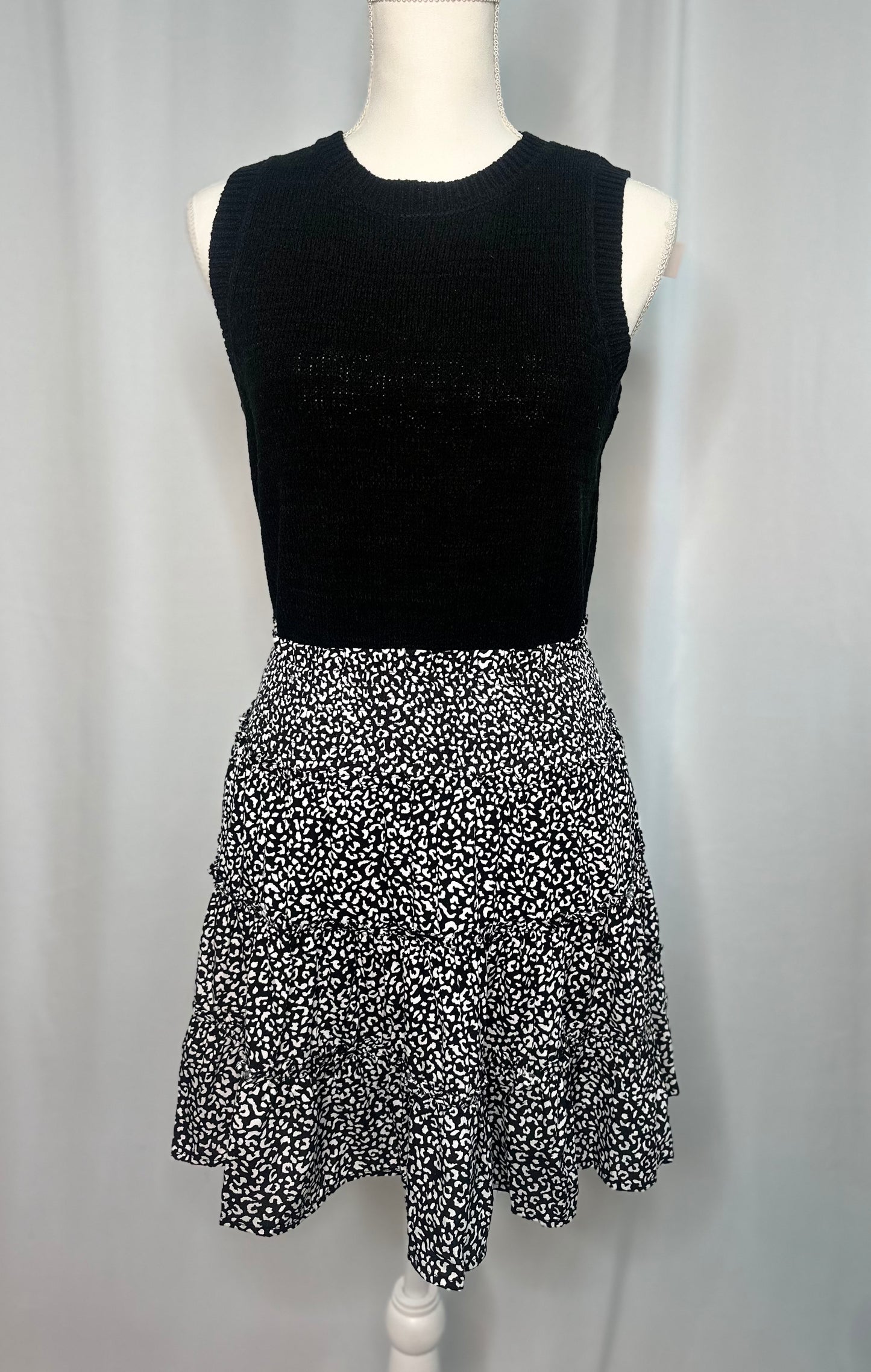 Black Tier Skirt