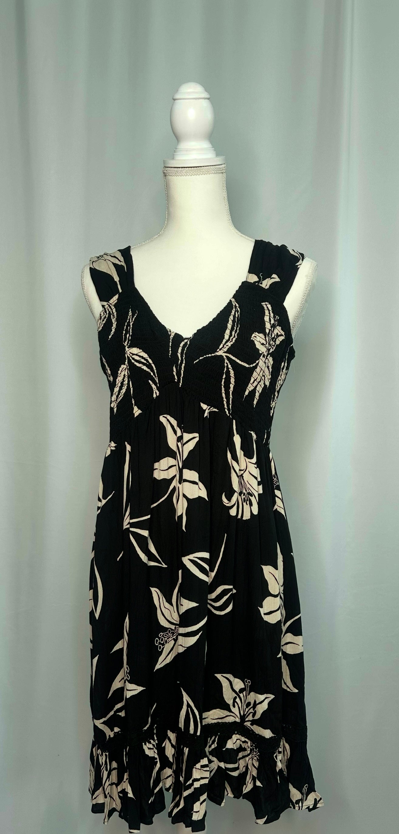 Black Floral Dress