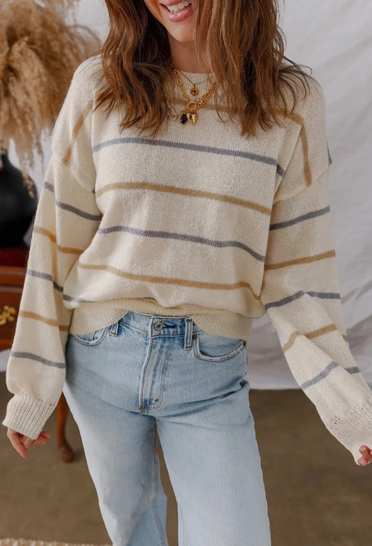 Striped Lightweight Sweater