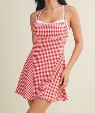 Red Gingham Dress
