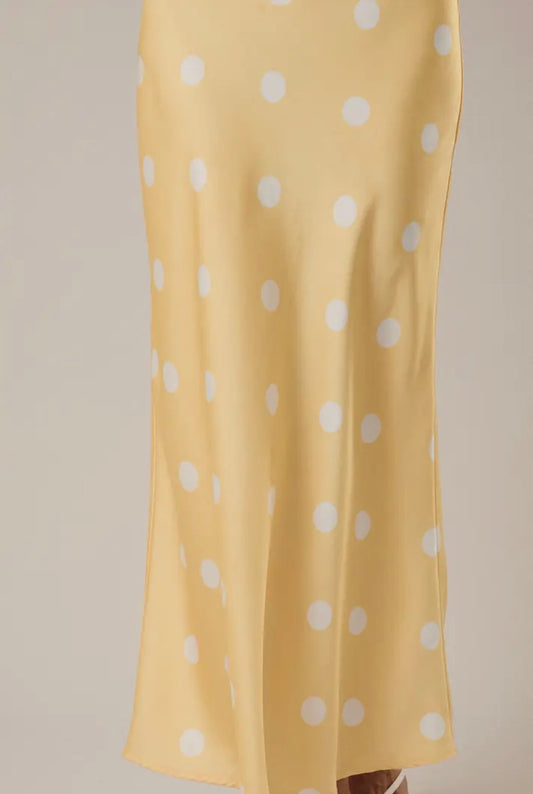 Yellow Midi Skirt