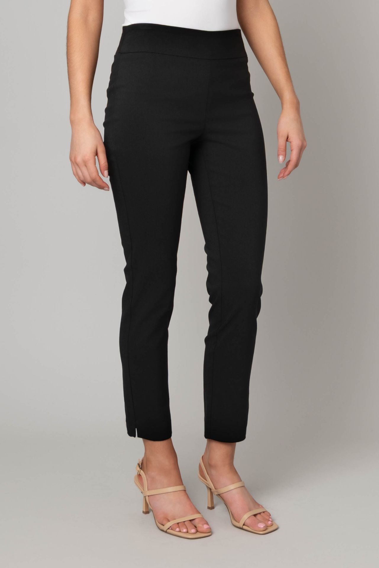 Black Pull-On Pants