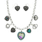 Western Theme Heart Pendant Necklace Set