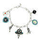 Western Theme Multi Charm Bracelet