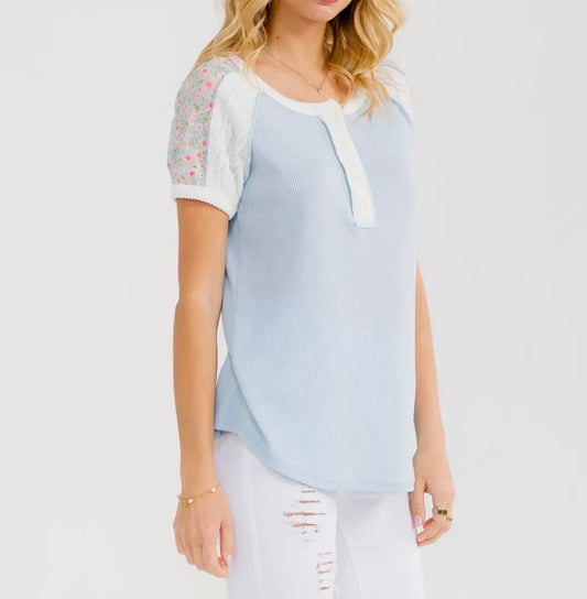 Blue Henley