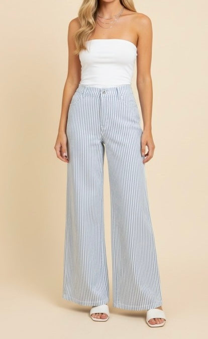 Wide Leg Striped
