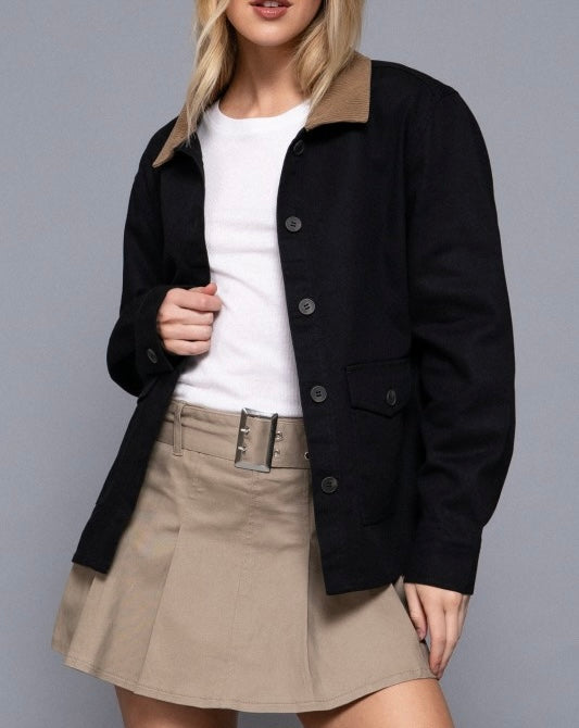 Black Twill Jacket