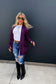 Purple Cardigan