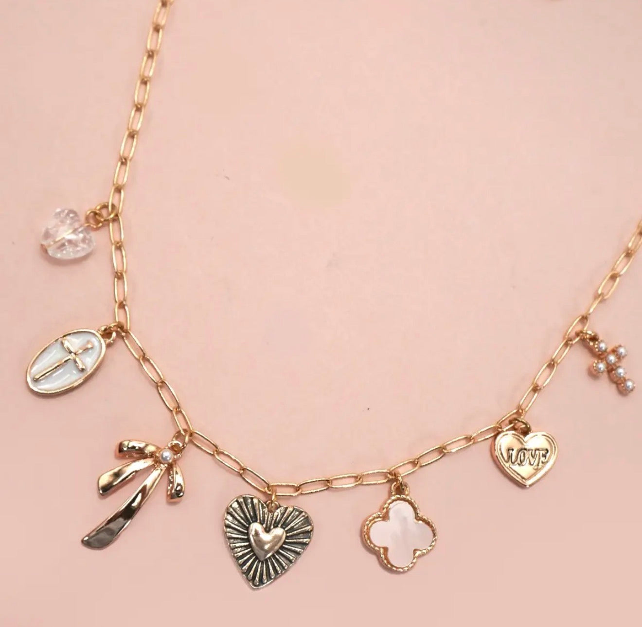 Cross Charm Necklace