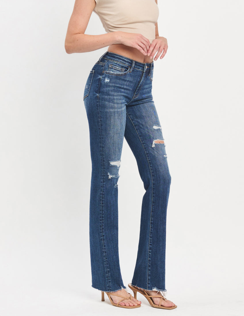 High Rise Bootcut Jeans