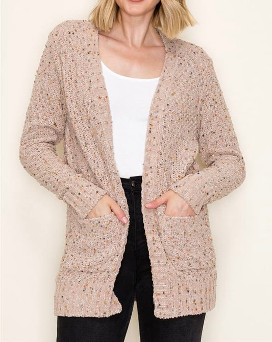 Popcorn Pink Cardigan