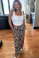 Leopard Pants Red Stripe
