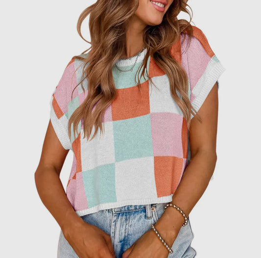 Checker Sweater