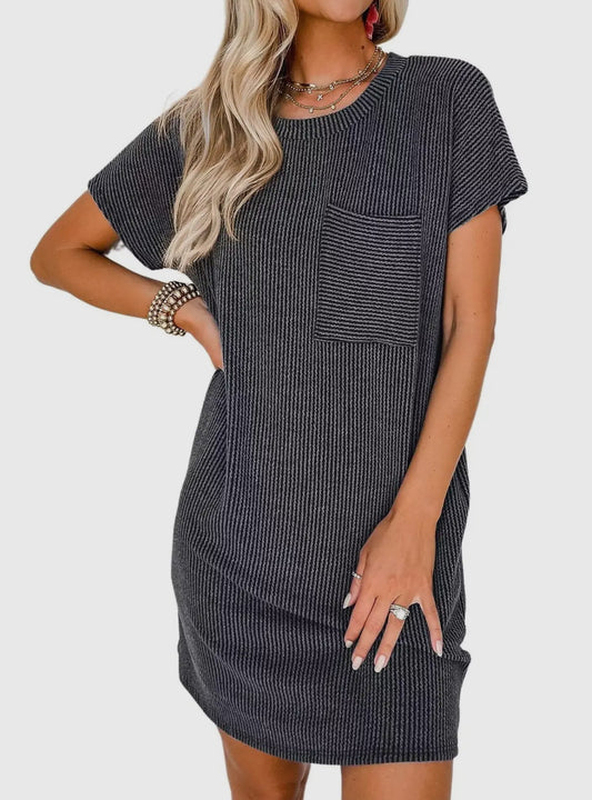 Gray Casual Dress