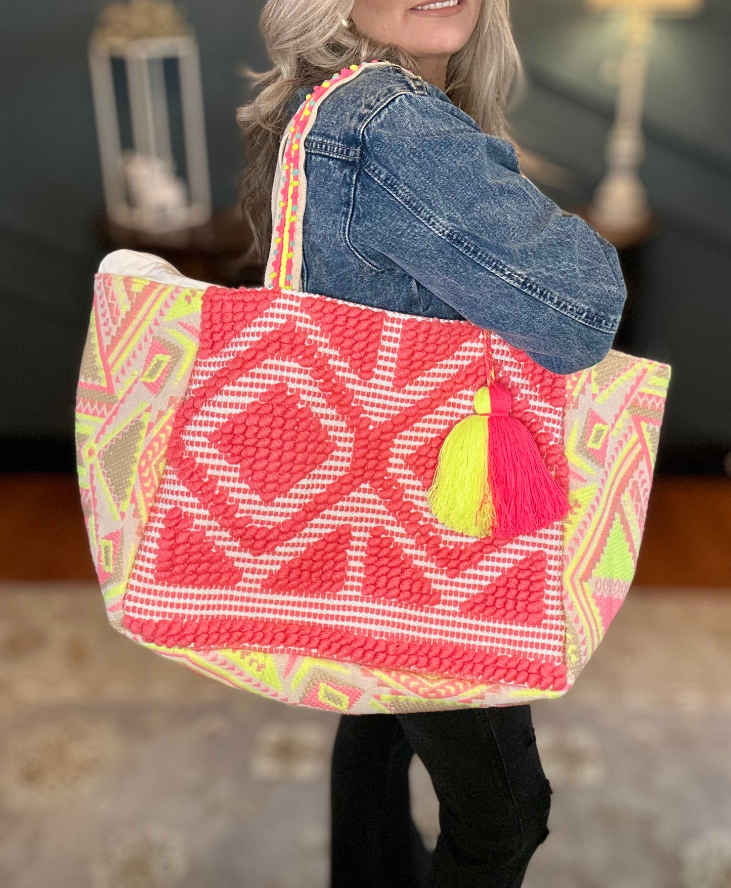 Peach & Lime Tote