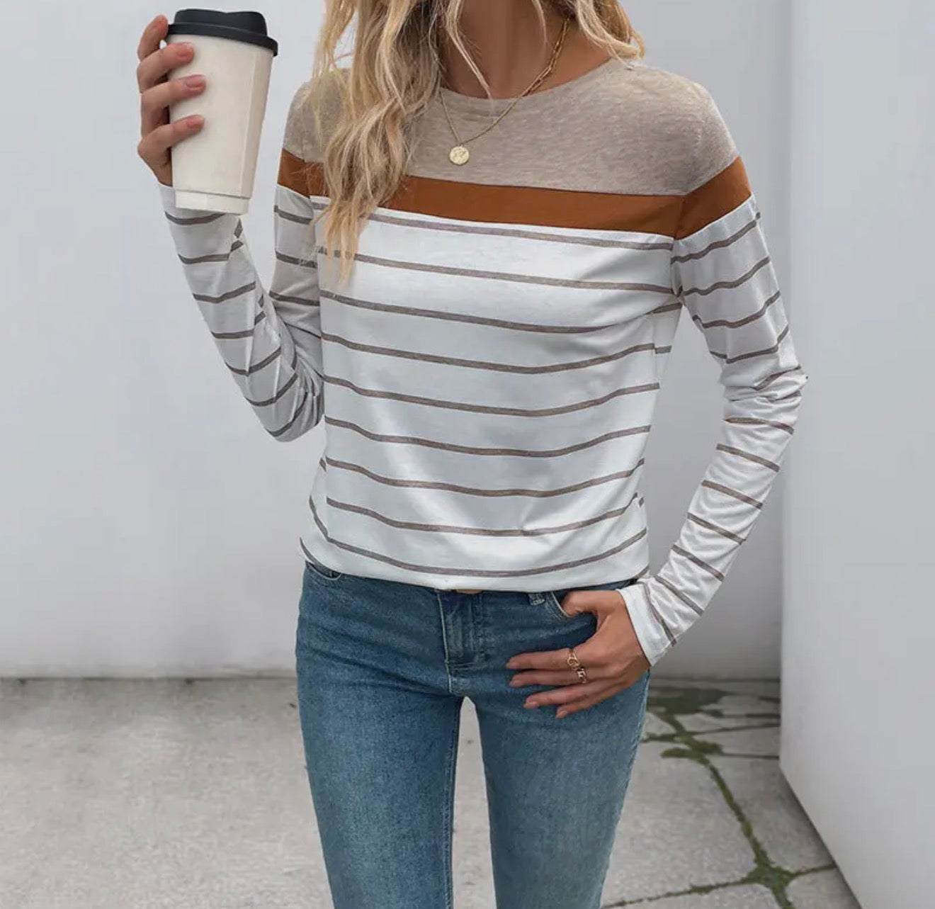 Striped Crewneck