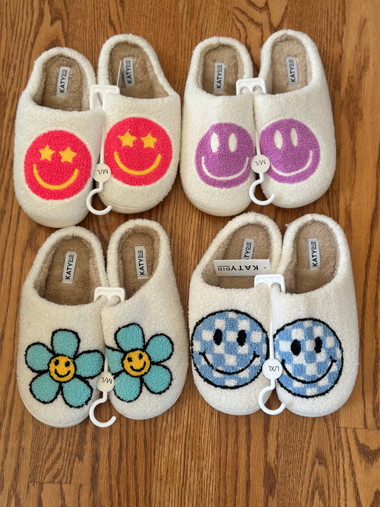 Smiley Face Slippers