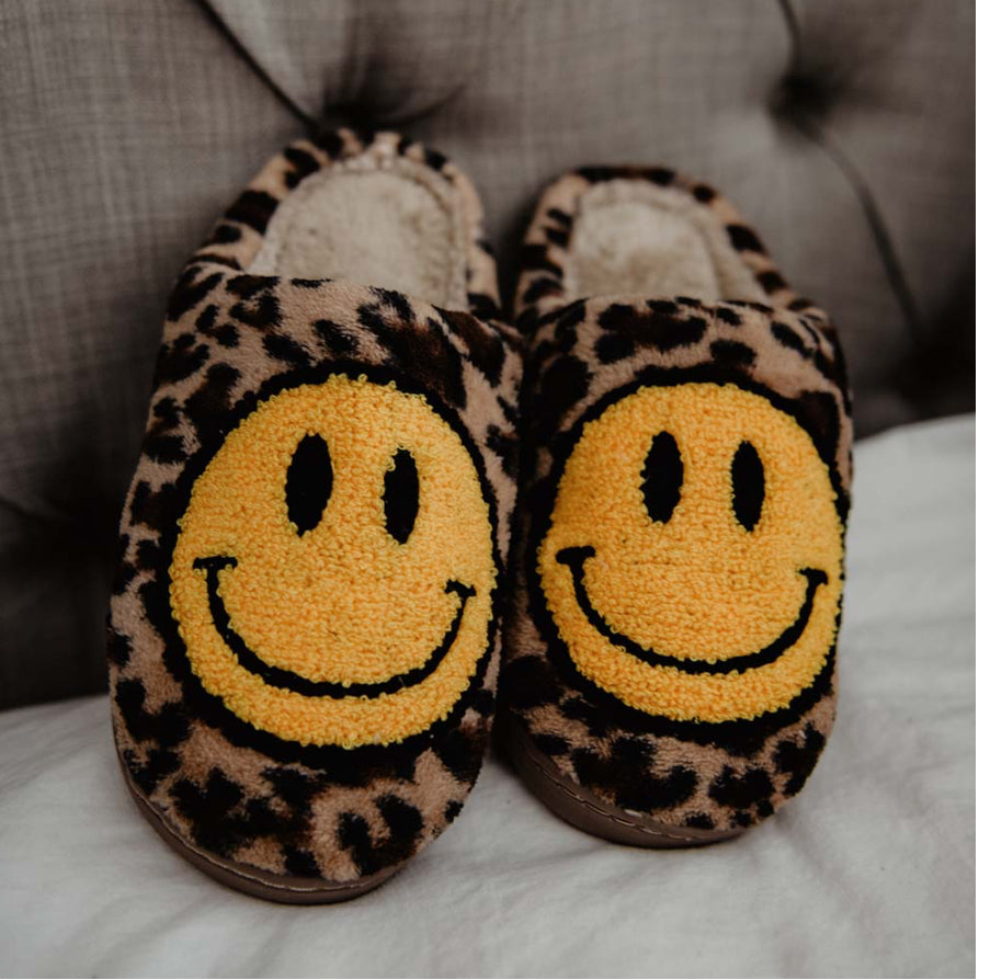 Smiley Face Slippers