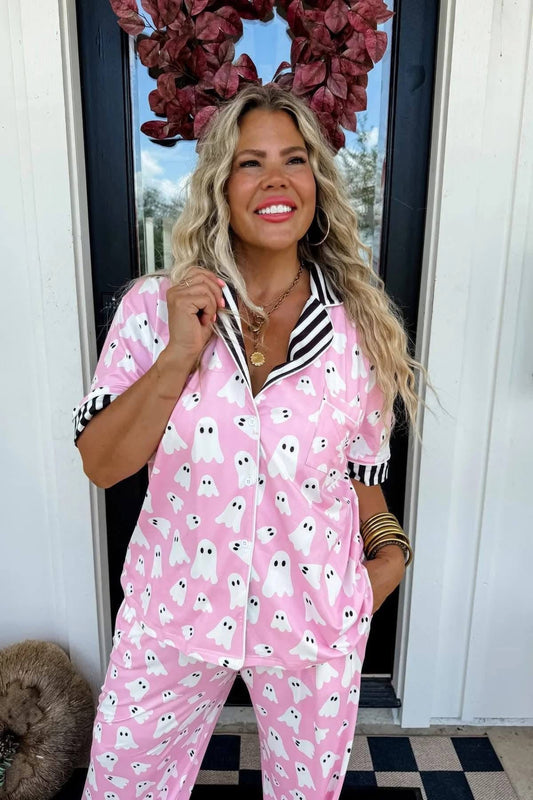 Pink Ghost Pajamas