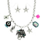 Western Theme Jeweled Multi Charm Necklace Set